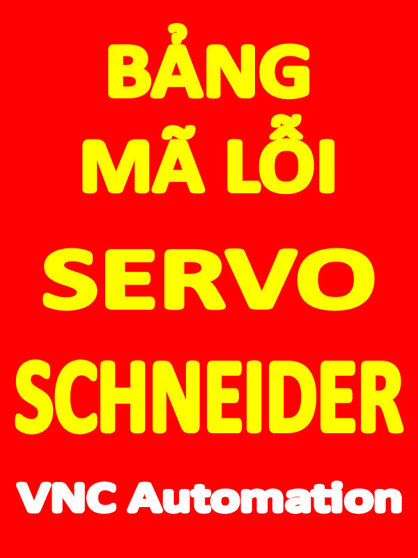 Bảng mã lỗi Servo Driver Schneider