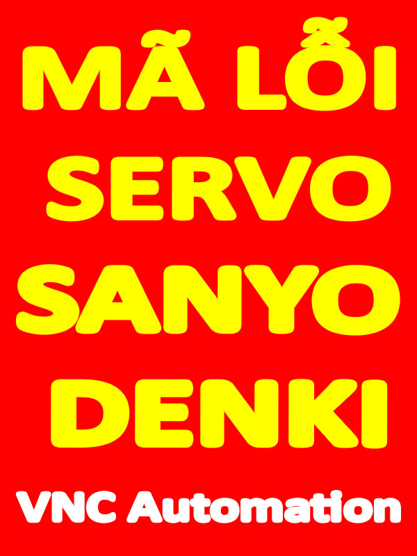 Mã lỗi Servo Sanyo Denki