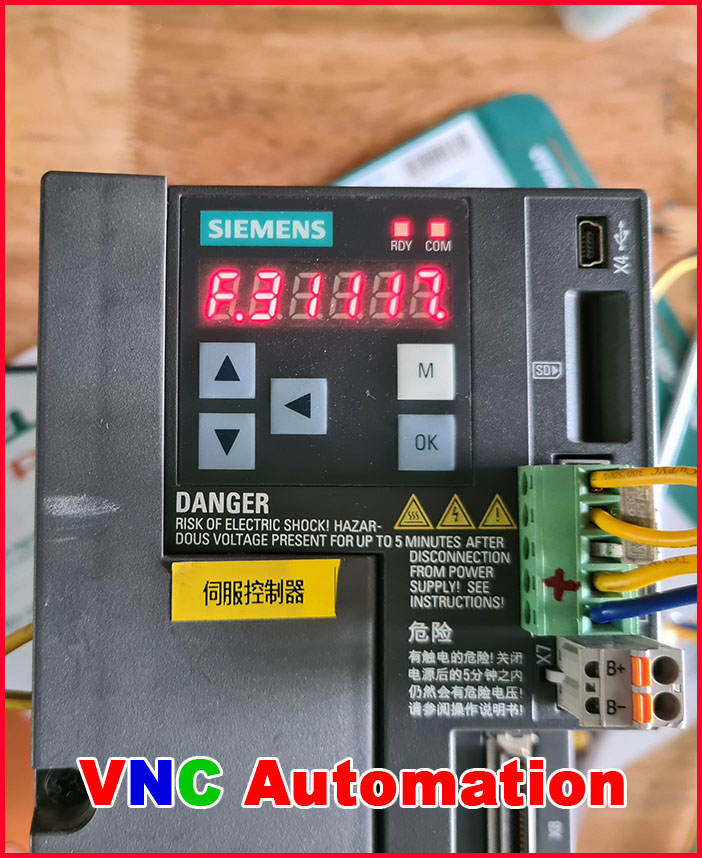 Bảng mã lỗi Servo Siemens